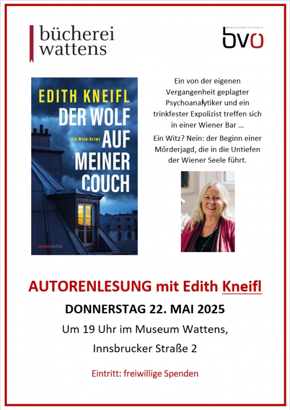 Autorenlesung Edith Kneifl Wattens