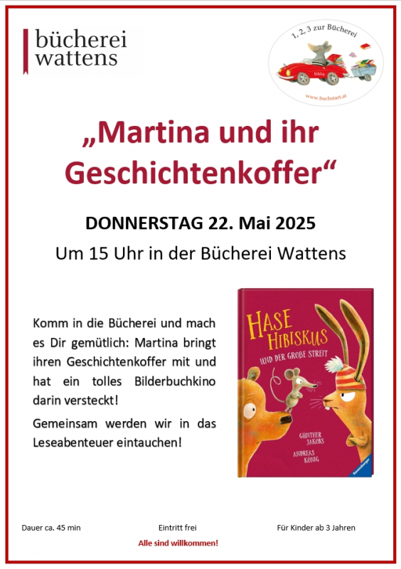 Martinas Geschichtenkoffer Mai 2025