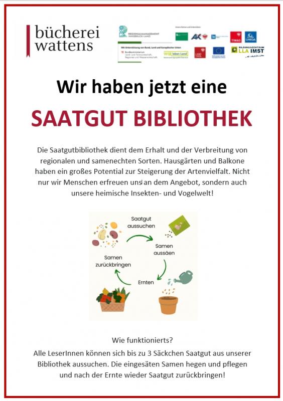 Flyer Saatgutbibliothek