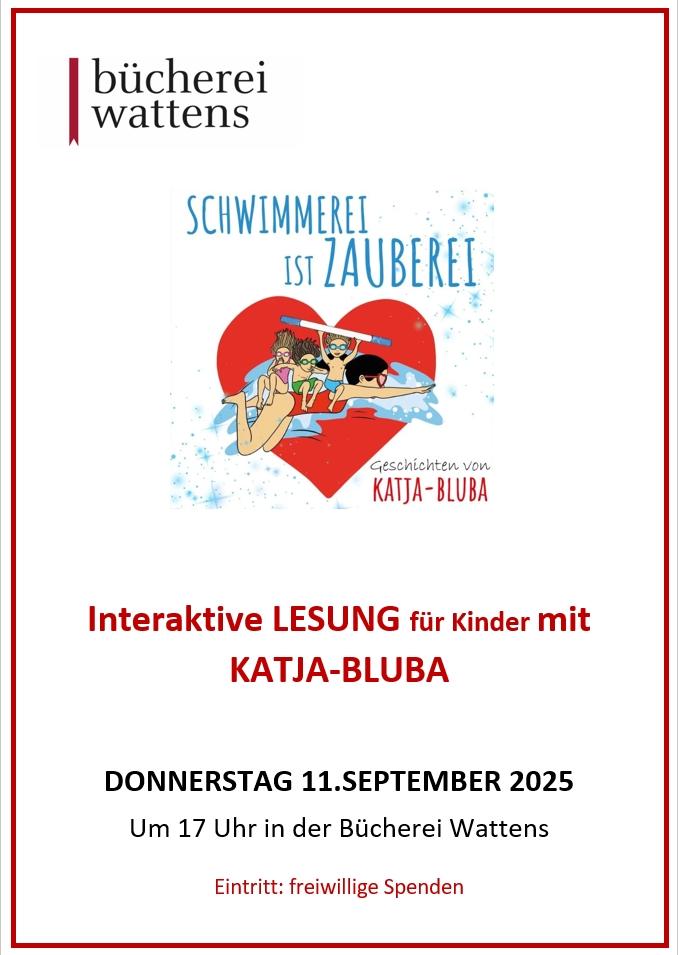 Lesung Katja Bluba