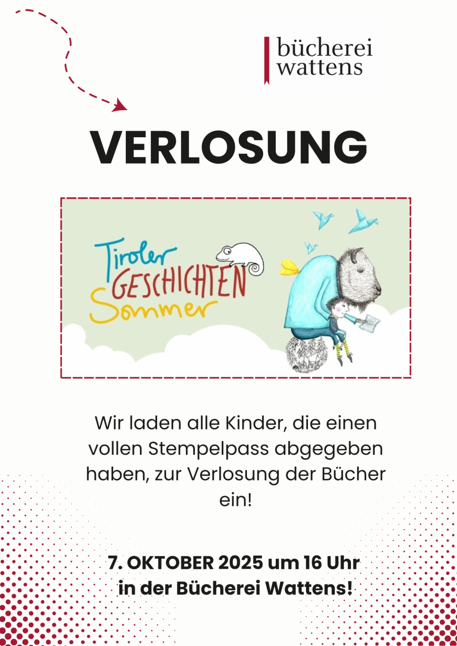 Einladung zur Verlosung des Tiroler Geschichtensommer