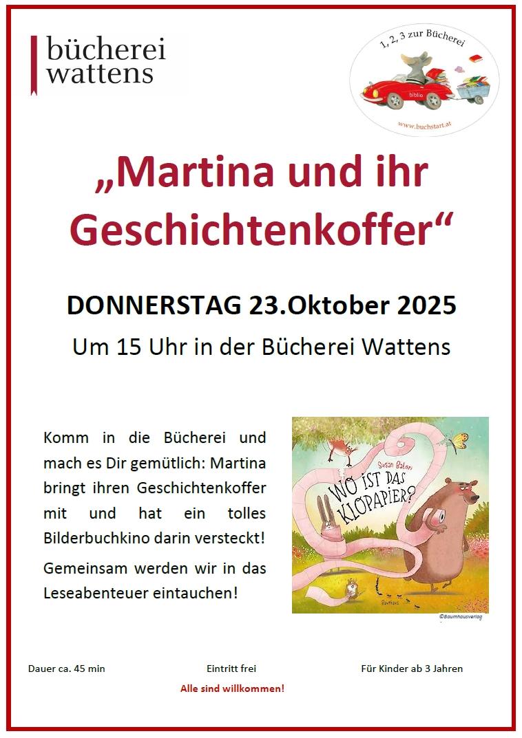Martina und ihr Geschichtenkoffer