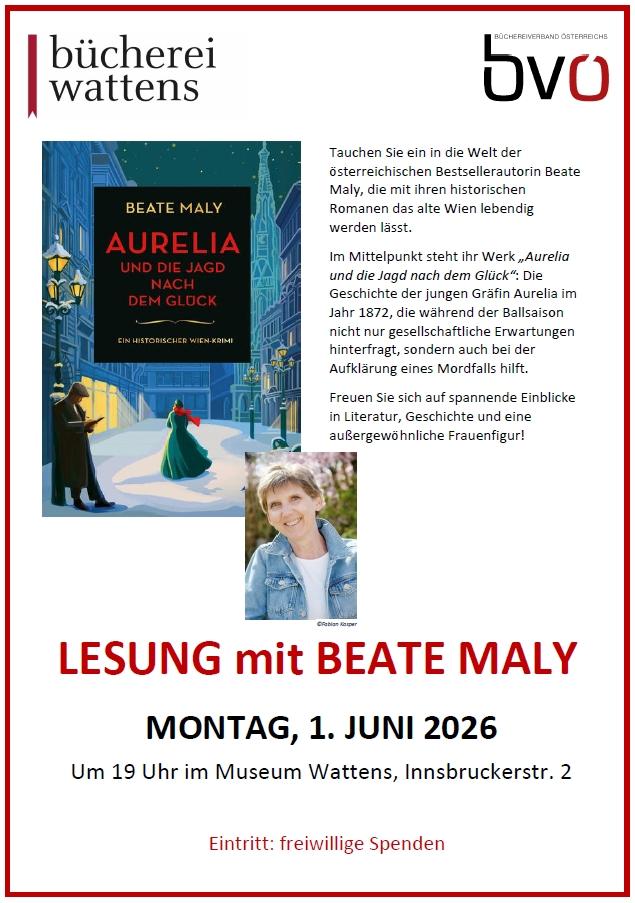 Lesung Beate Maly