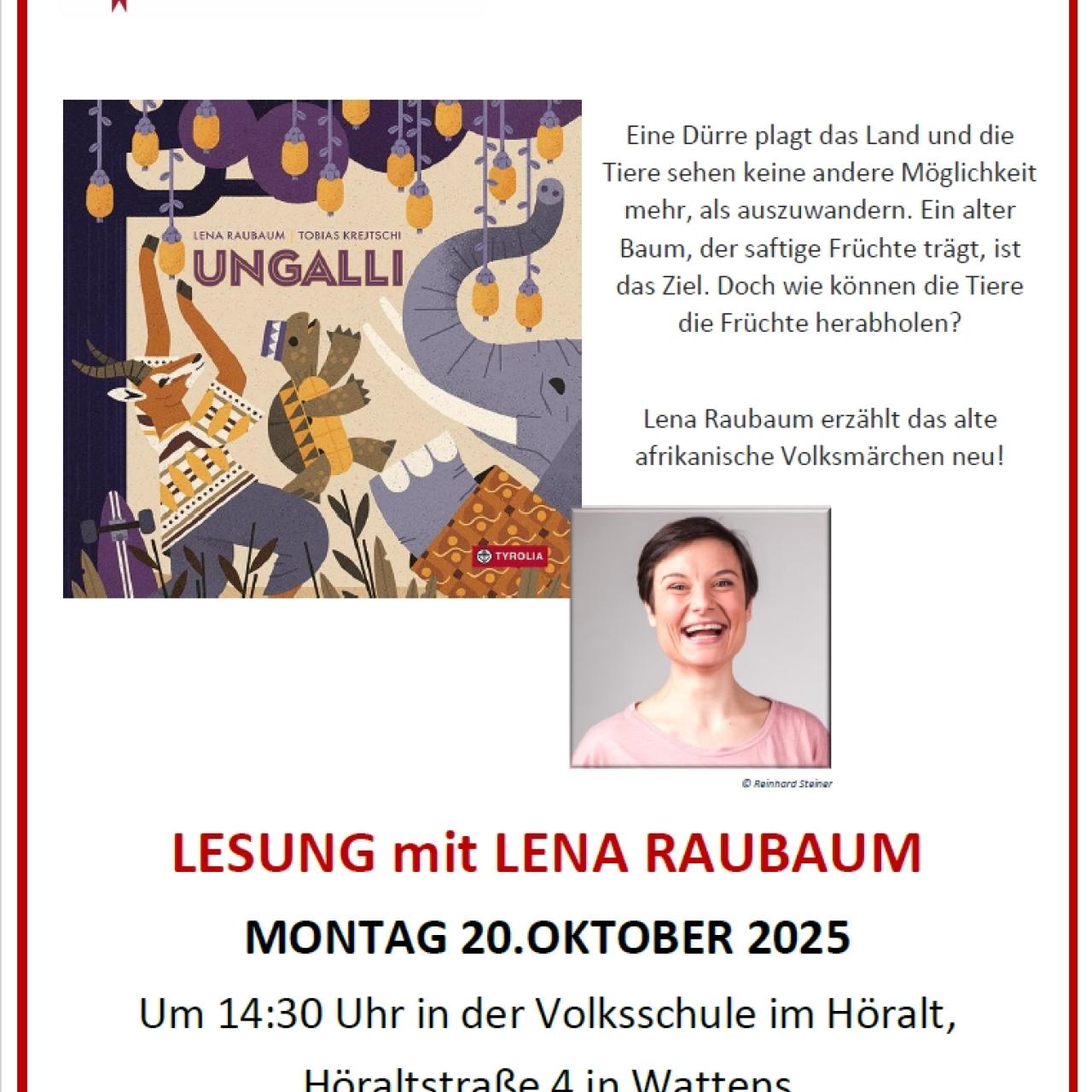 Lesung Lena Raubaum